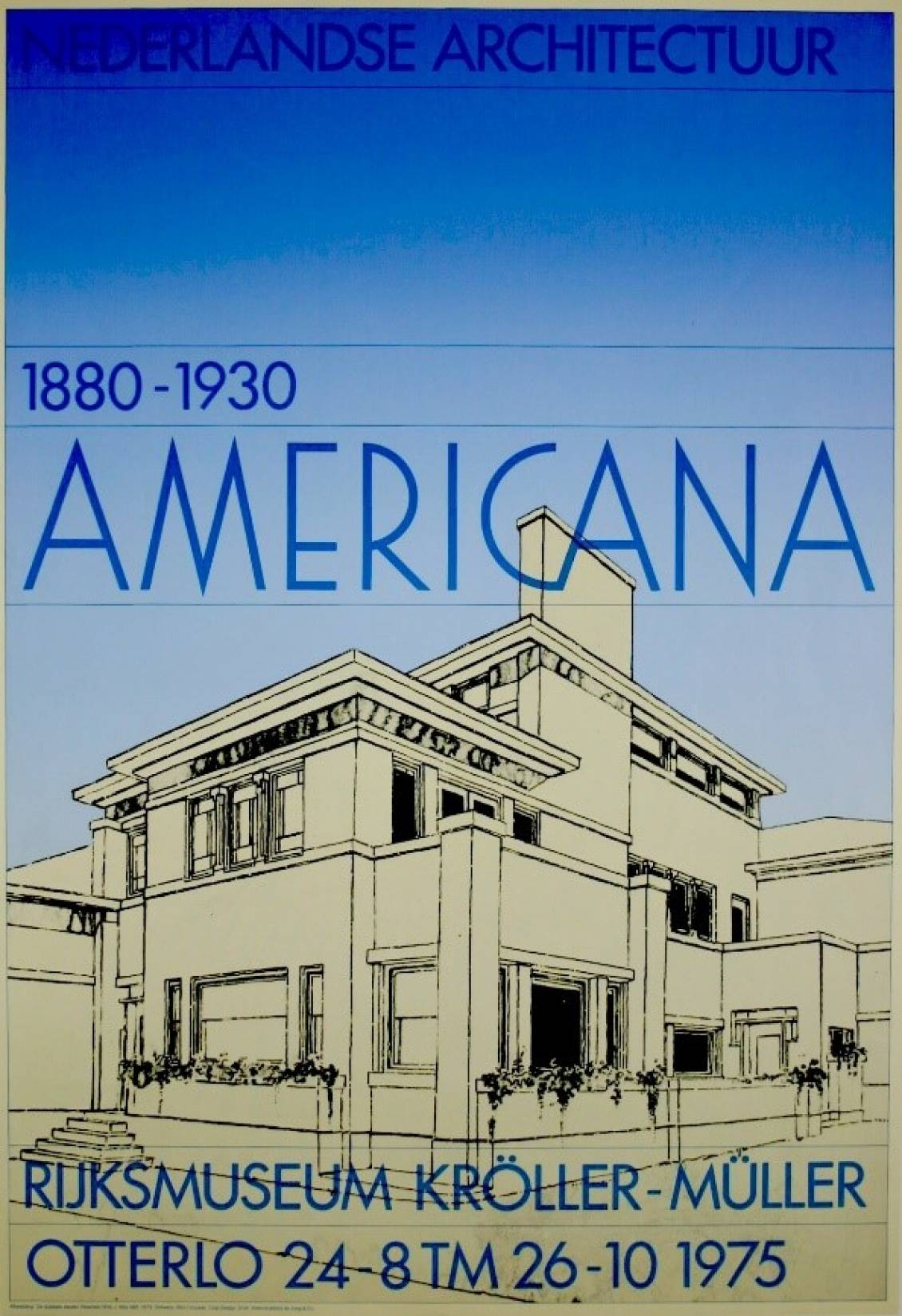 Affiche 'Americana' 1975