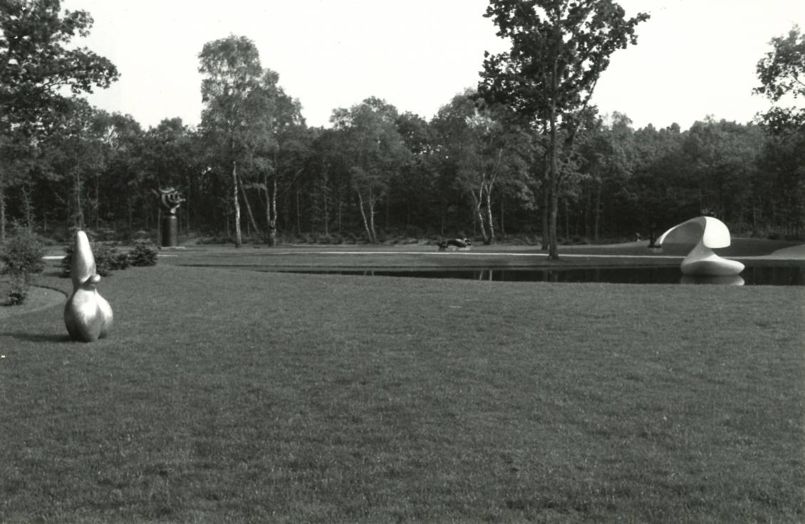 Inrichting beeldentuin, 1961