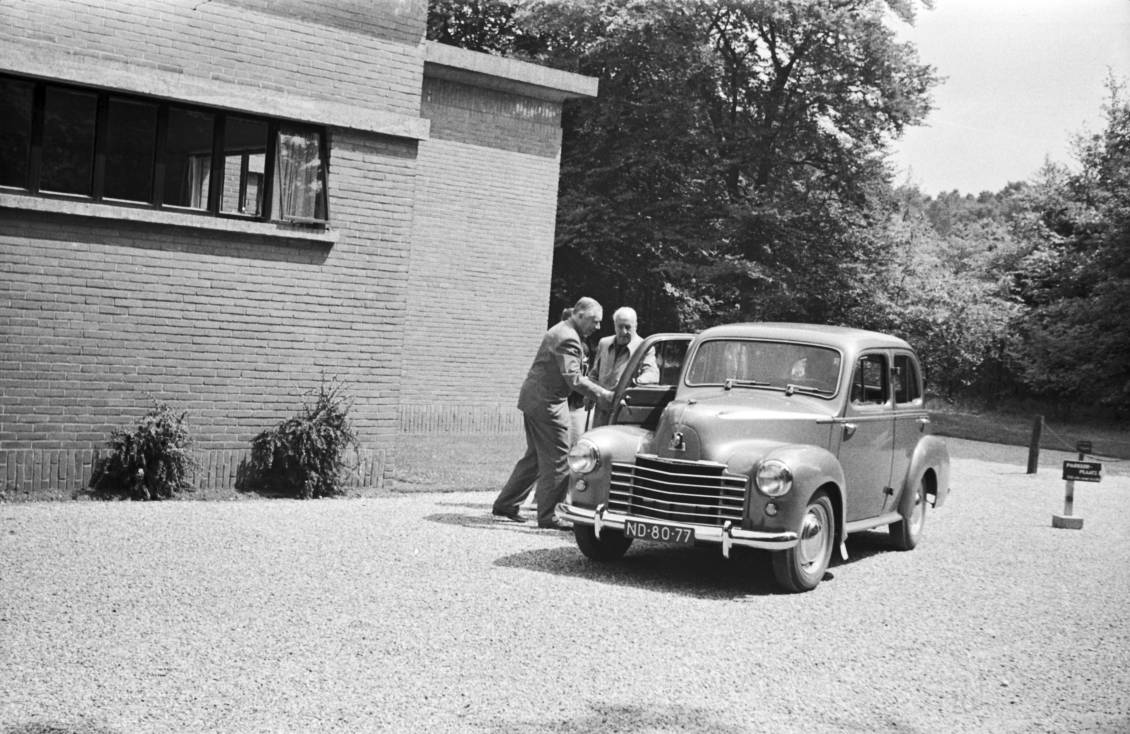 Visit Henry van de Velde to Otterlo, 1953