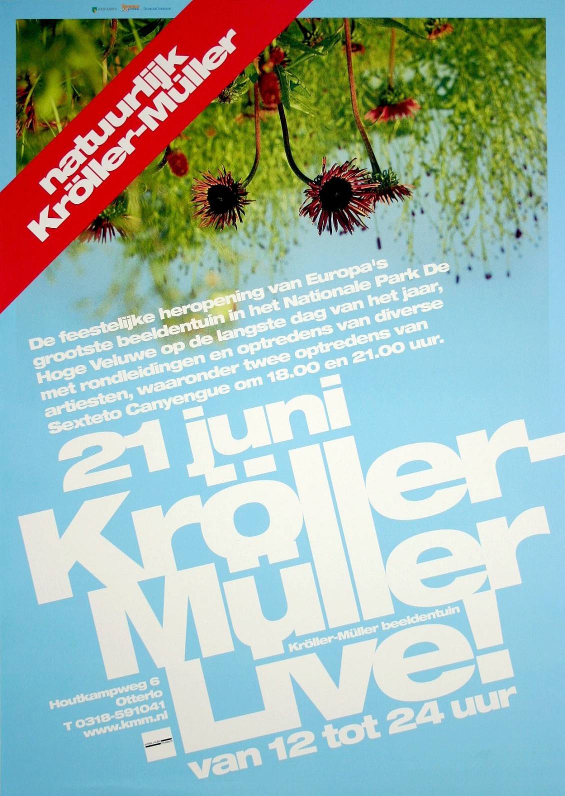 Affiche Kröller-Müller Live!, 2002
