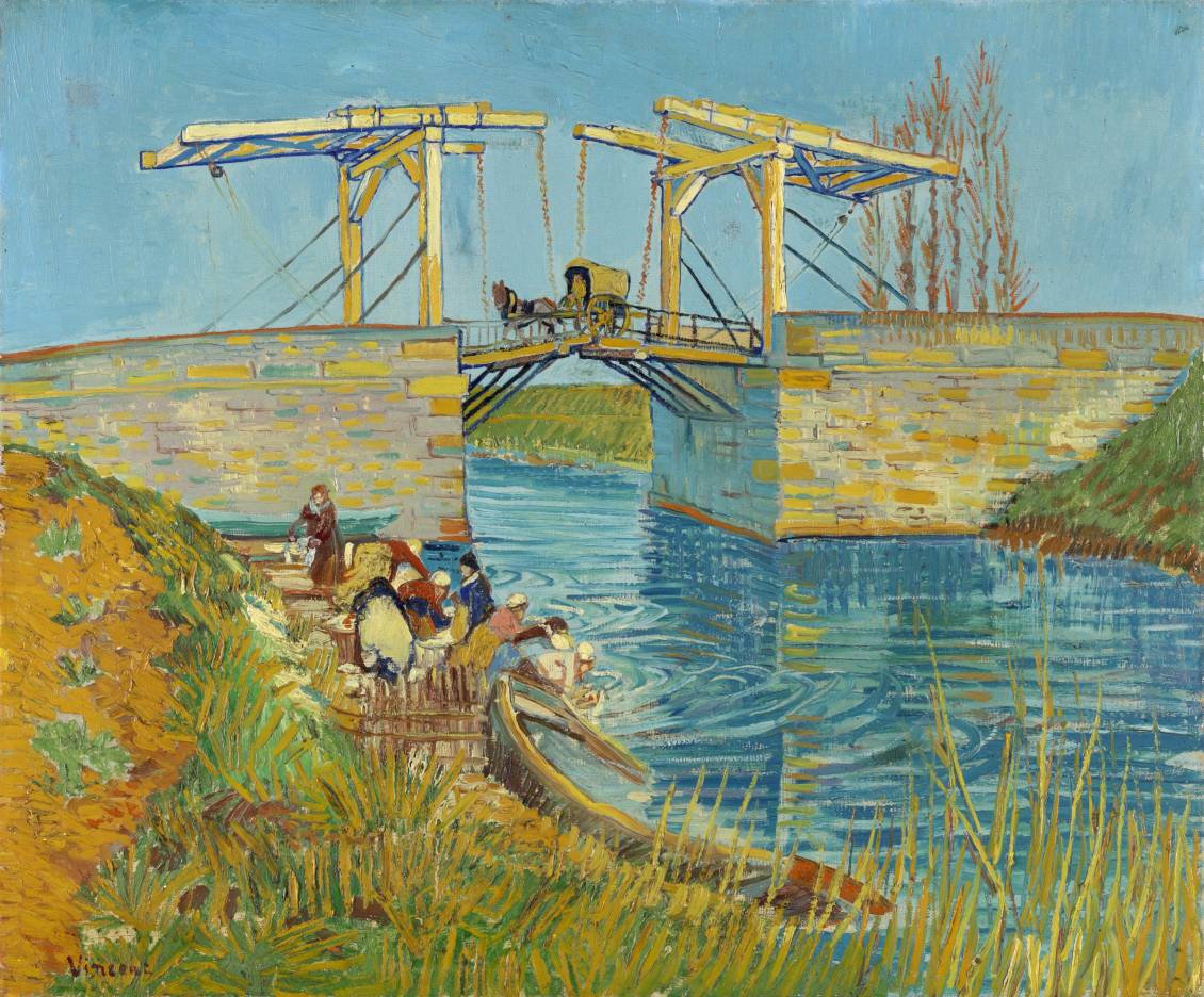 Vincent van Gogh, Brug te Arles (Pont de Langlois), midden maart 1888