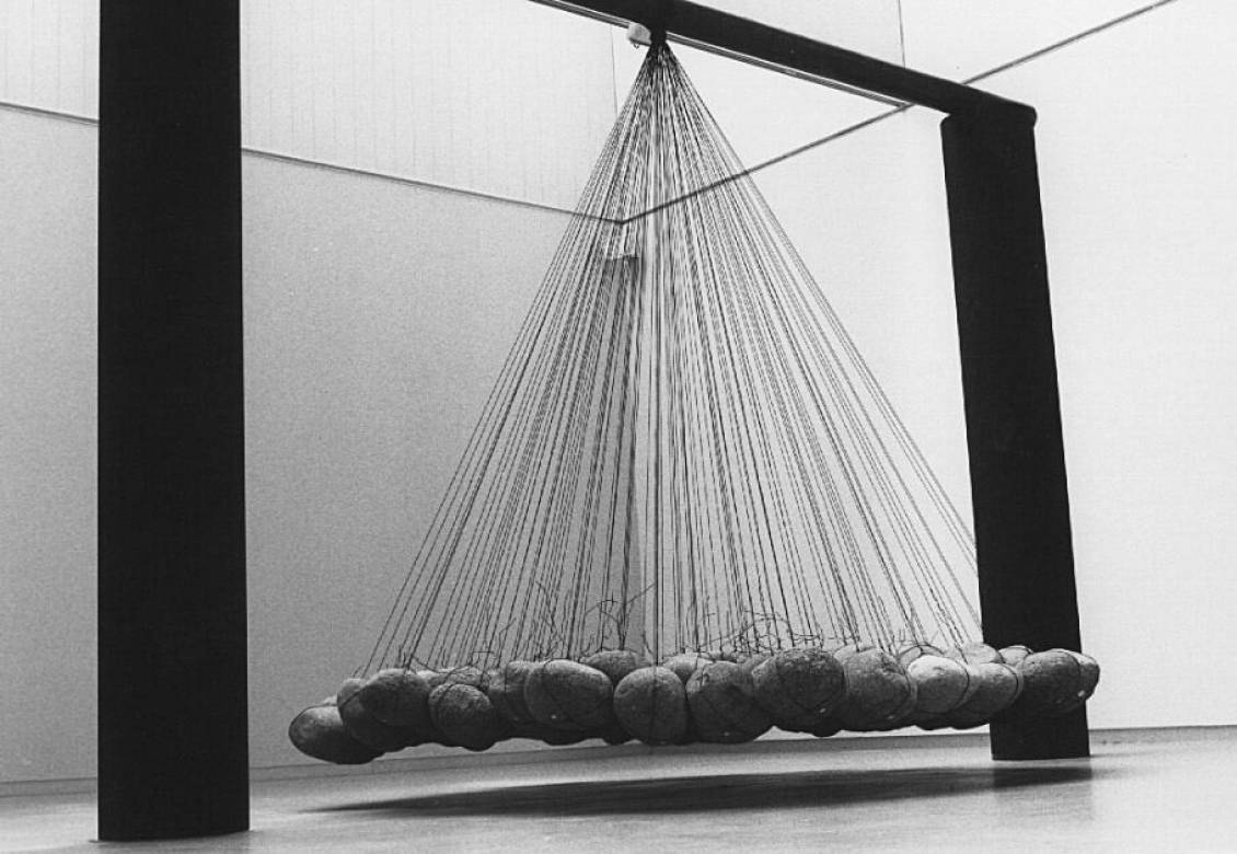 Ken Unsworth, Suspended Stone Piece, 1971-75