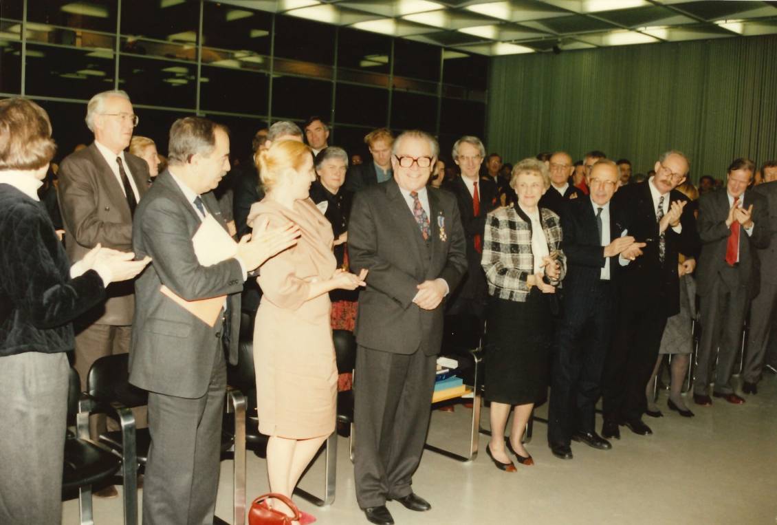 Farewell celebration Oxenaar, 1st of December 1990