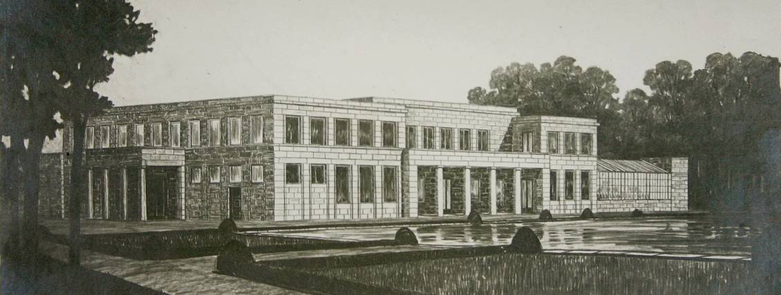 Peter Behrens, Design for the Ellenwoude estate in Wassenaar, circa 1912