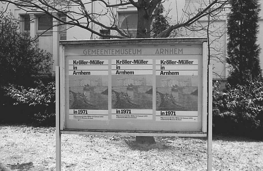 Rijksmuseum Kröller-Müller, guests in Arnhem, 1971