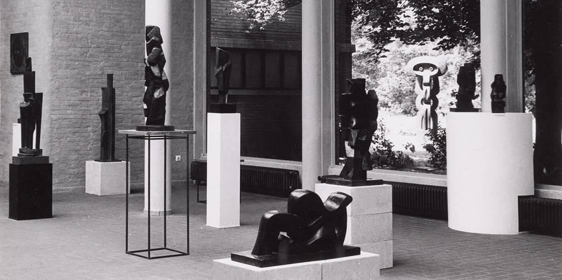 Tentoonstellingsoverzicht Jacques Lipchitz, 116 beeldhouwwerken, 1958