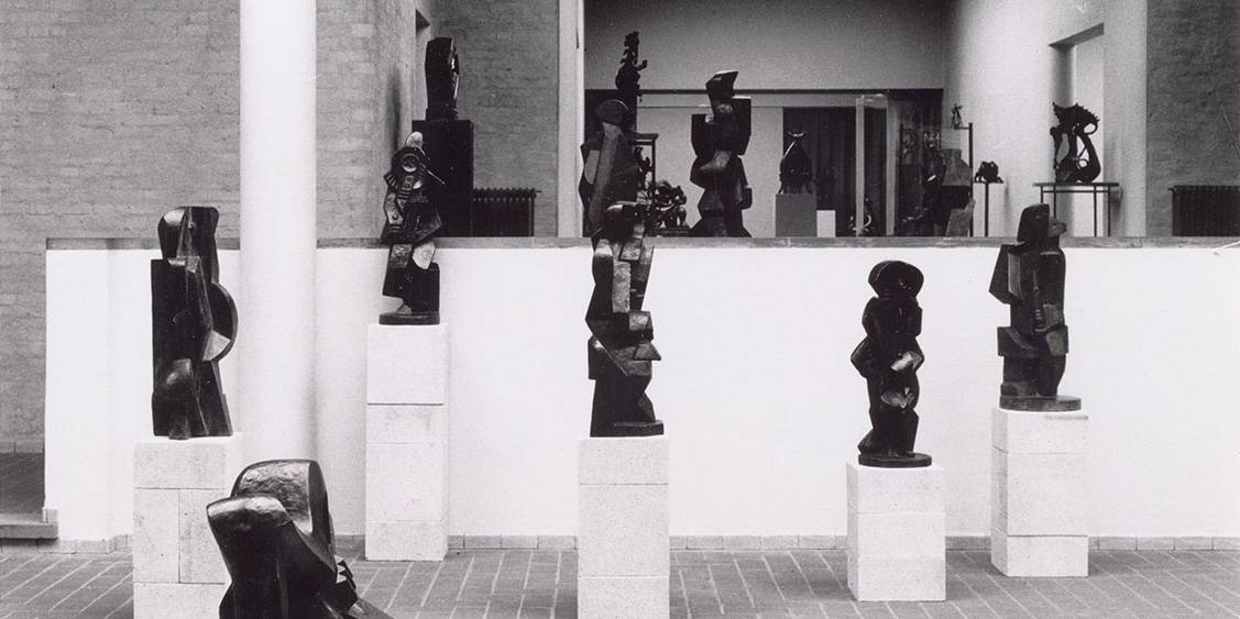 Exhibition 'Jacques Lipchitz, 116 sculptures', 1958