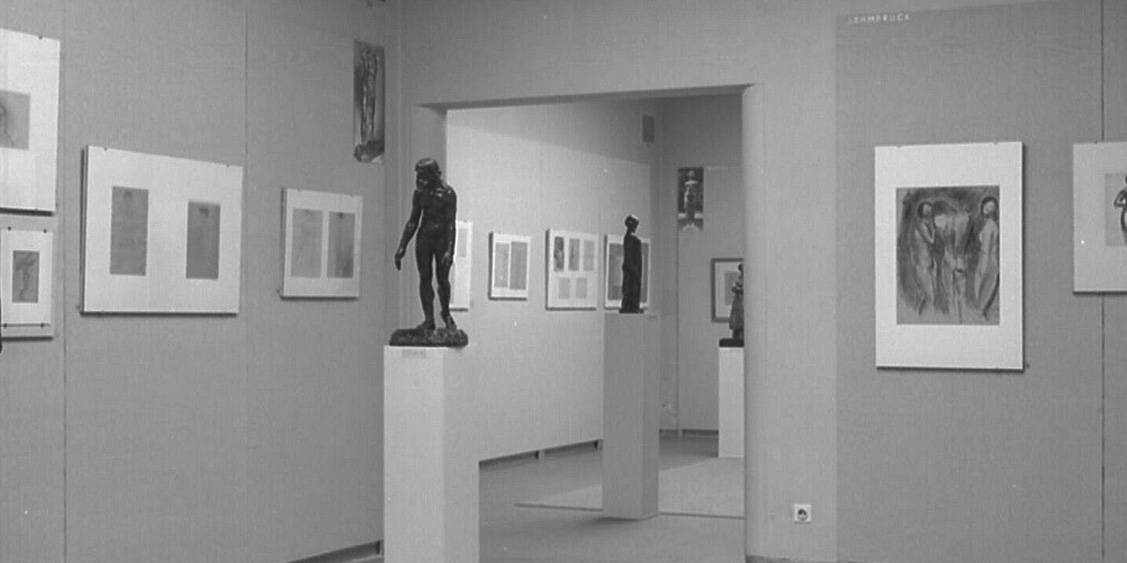 Tentoonstelling Tekeningen van beeldhouwers, 1959