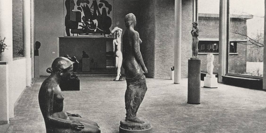 Interior sculpture gallery, 1953