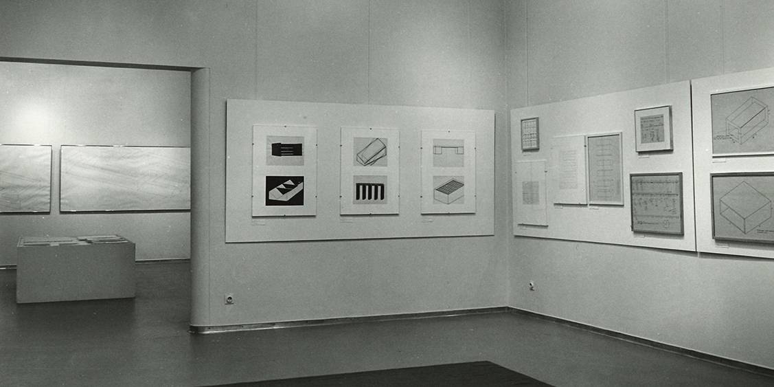 Tentoonstelling Diagrams & Drawings, 1972