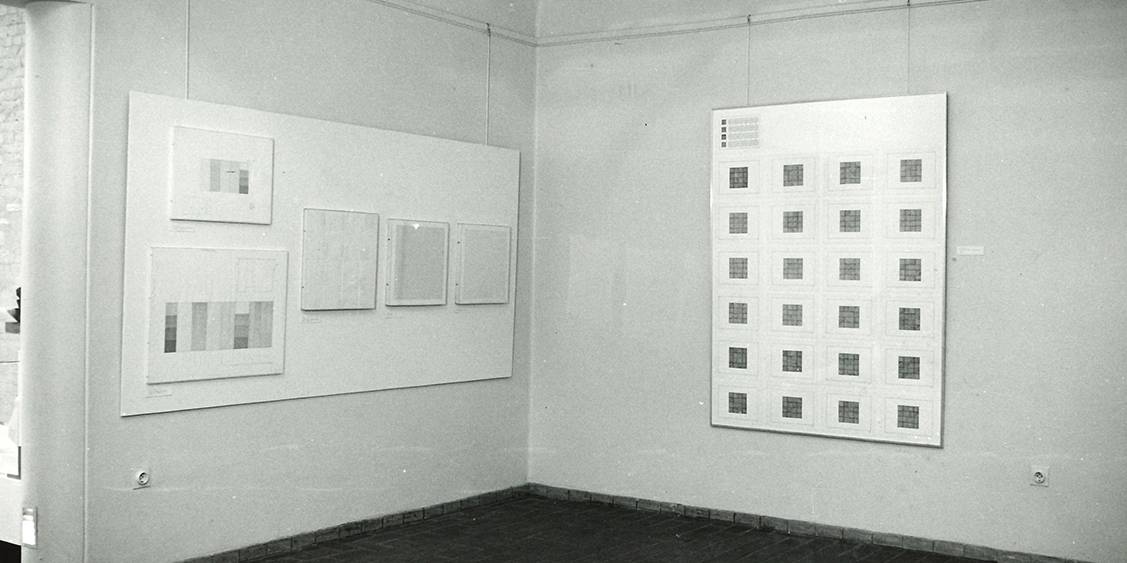 Tentoonstelling Diagrams & Drawings, 1972