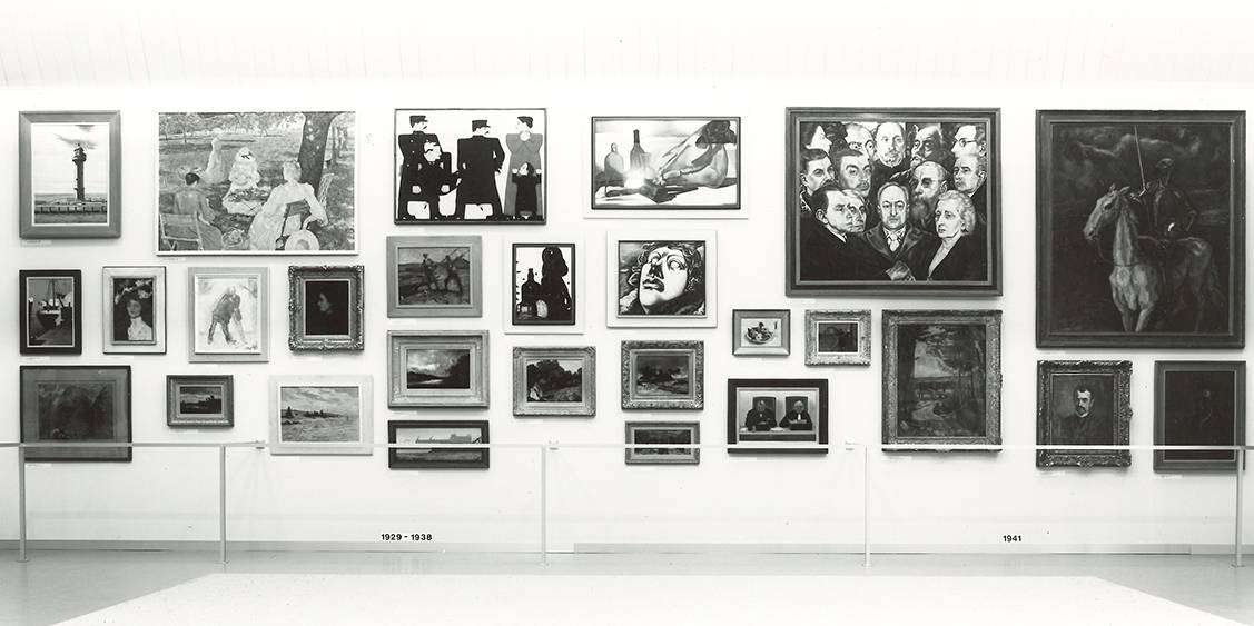 Exhibition 'The whole collection in half the museum', 1987
