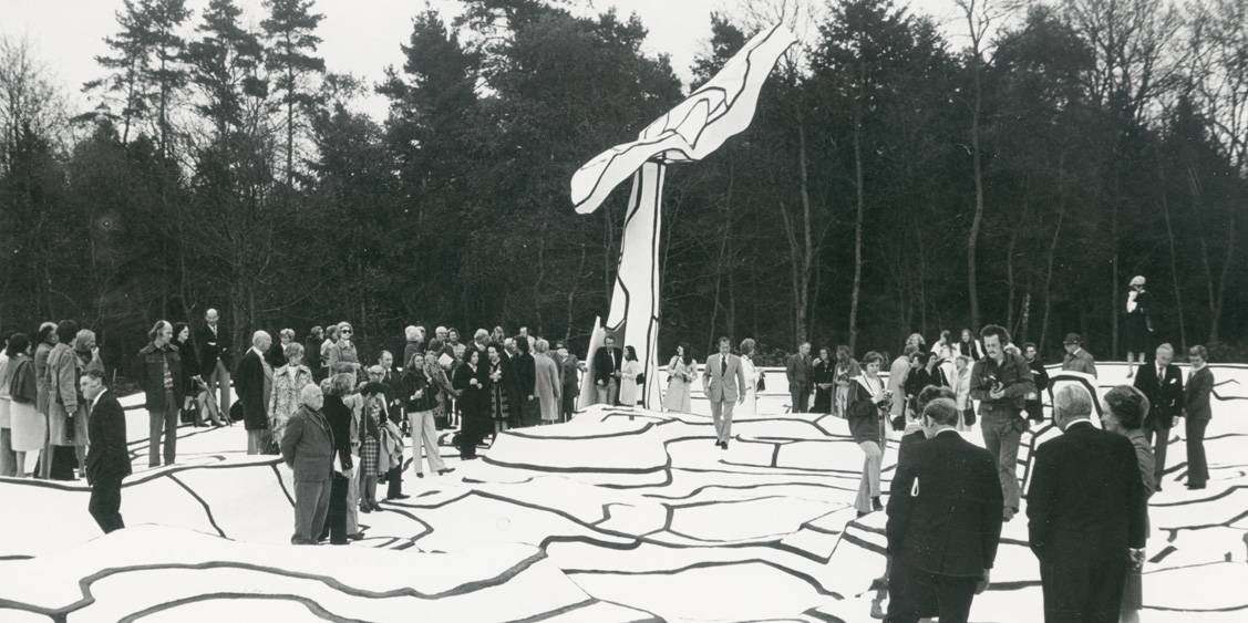 Opening of Jardin d'émail by Jean Dubuffet, 3rd of May 1974