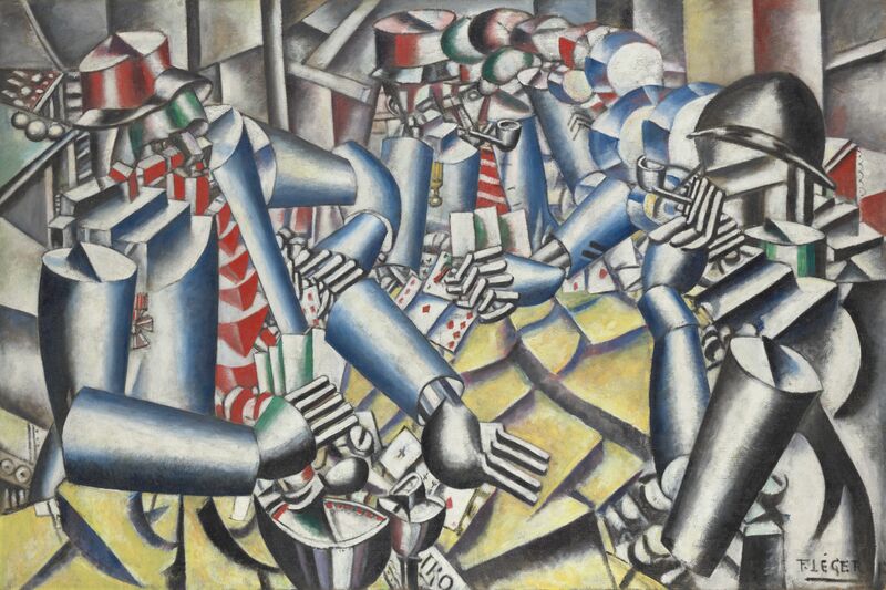 schilderij Fernand Léger, Kaartspelende soldaten