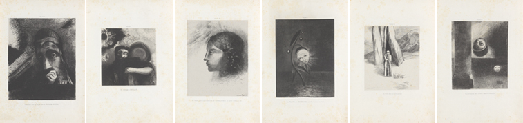Odilon Redon, Hommage à Goya, 1885