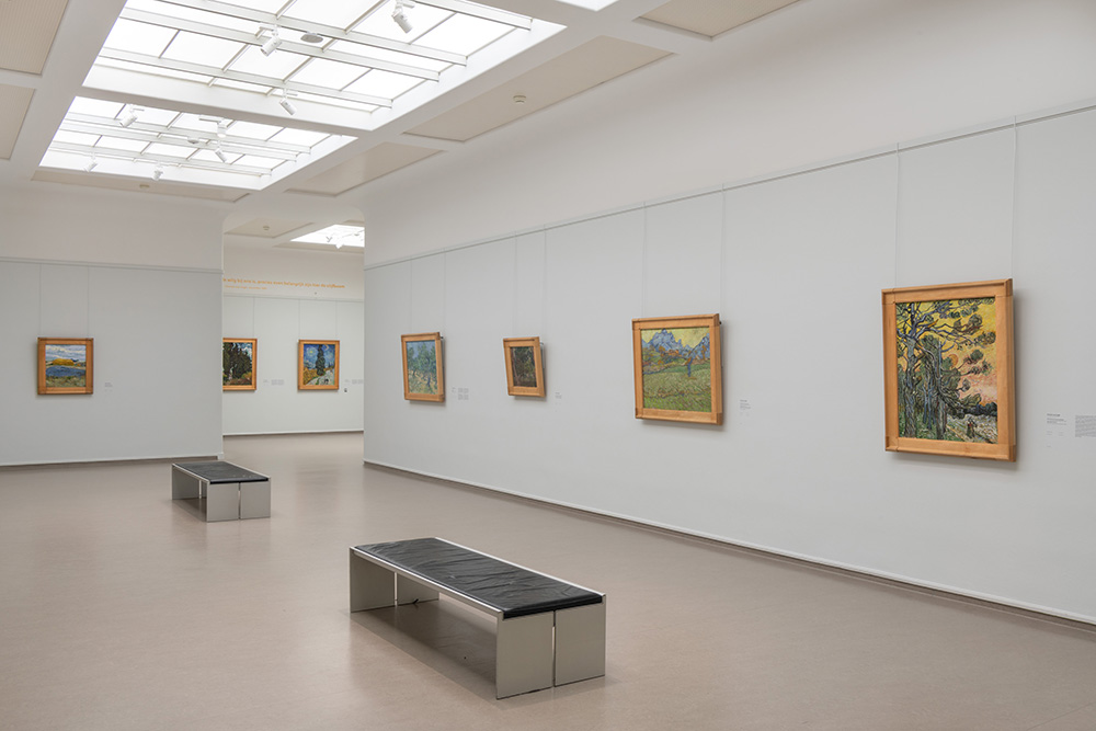 Schilderijen van Vincent van Gogh in het museum