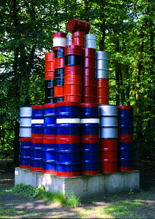 56 Barrels by Christo – Kröller-Müller Museum