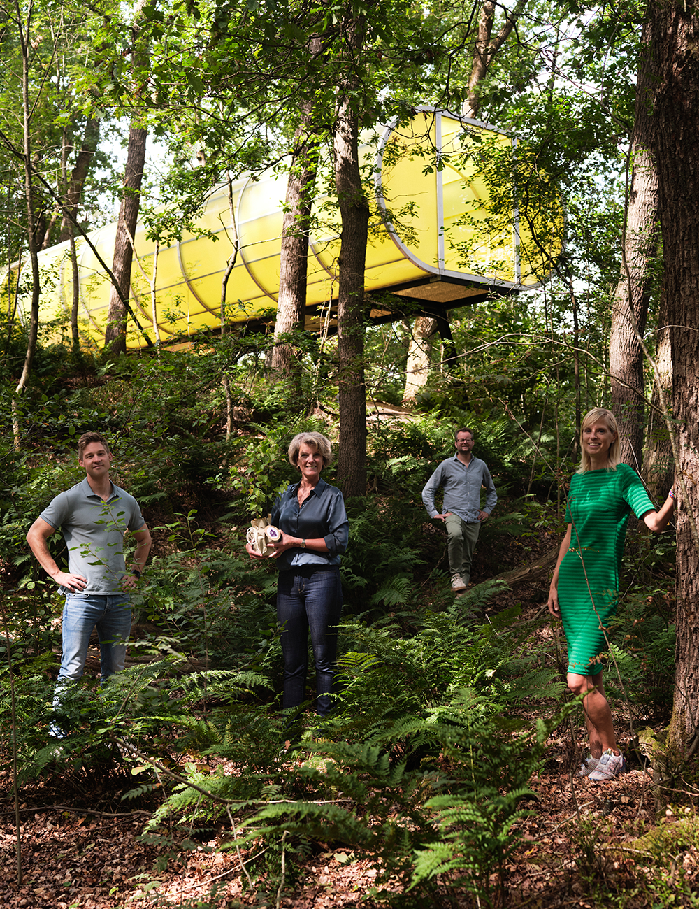 Start samenwerking Kröller-Müller Museum en Natuurhuisje, bij WD-Spiral Part One Cinema in de beeldentuin